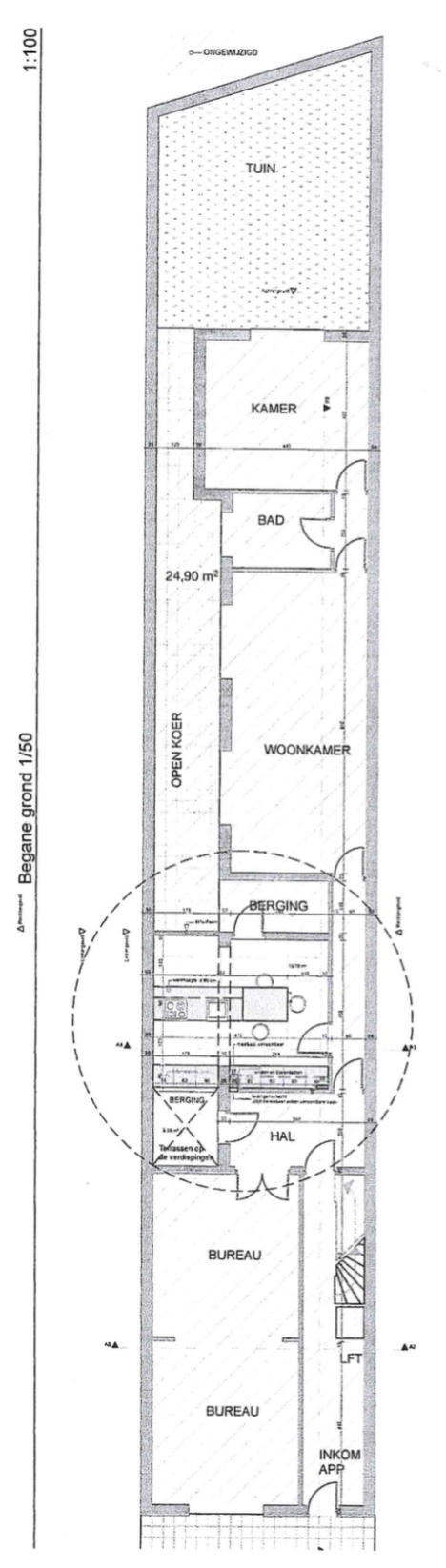 Grondplan / Floor plan — Amerikalei 146